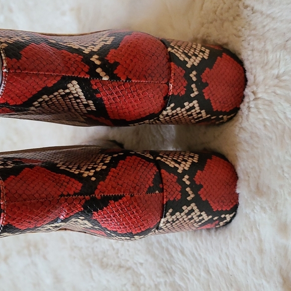 Nwot  MIX NO.6 Stacked heel boots - Picture 4 of 5